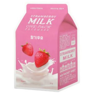 Strawberry Milk Sheet Mask - Hydrating Face Mask - A'pieu