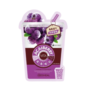 Korean Acai Berry Vita Hydrating Sheet Mask Brightening - MEDIHEAL