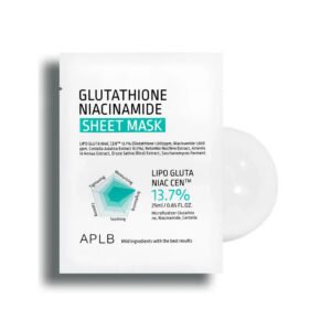 Glutathione Niacinamide Sheet Mask - Brightening - APLB