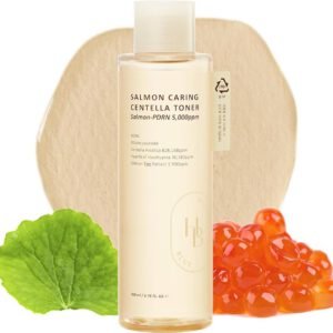 Salmon Caring Centella Toner 200ml - Soothing K-Beauty - HEVEBLUE