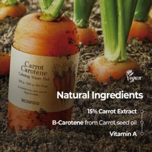 Carrot Carotene Calming Water Pad - Soothing Relief - SKINFOOD
