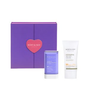 CICA Soothing Sun Cream + Vegan Peptide Bakuchiol Stick - Mary&May