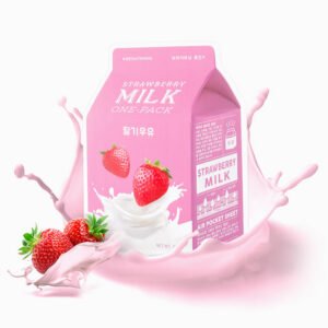 Strawberry Milk Sheet Mask - Hydrating Face Mask - A'pieu