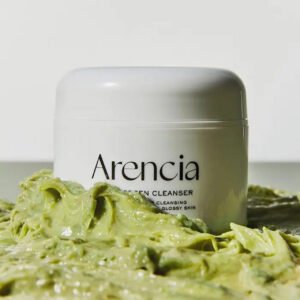 Fresh Green Rice Mochi Cleanser - Hydrating Face Wash - Arencia