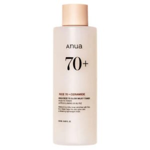 Rice 70 Glow Milky Toner - Korean Glass Skin Hydration - Anua