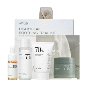 Heartleaf Soothing Trial Kit - 4-Step Korean Skincare - Anua