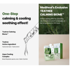 Teatree Nude Hydrogel Sheet Mask - Soothing Calming - MEDIHEAL