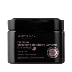 Idebenone Blackberry Anti-Aging Sheet Mask 20 Pack - Mary&May