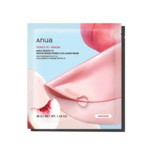 Peach Niacin Brightening Collagen Sheet Mask - Anua