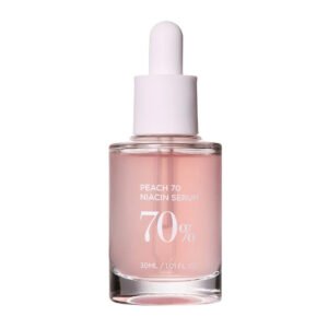 Peach 70% Niacinamide Serum - Glass Skin Effect - Anua