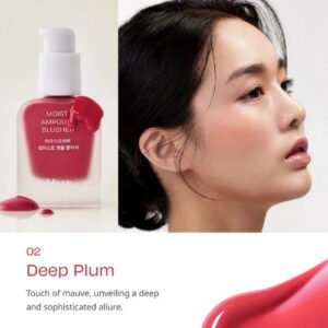 Moist Ampoule Blusher #02 Deep Plum - Liquid Blush - House of Hur