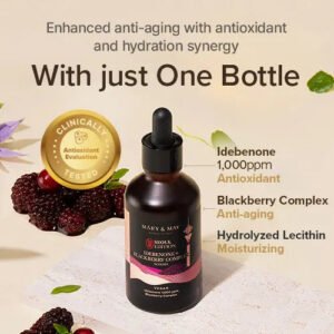 Idebenone + Blackberry Complex Anti-Aging Serum - Mary&May