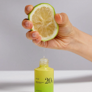 Vitamin C Green Lemon Serum Dark Spots Blemishes 20% - Anua