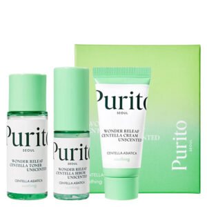 Centella Mini Travel Kit - Toner Serum Cream Set - PURITO