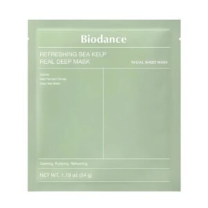 Sea Kelp Real Deep Hydrogel Face Mask - 4 Pack Set - Biodance