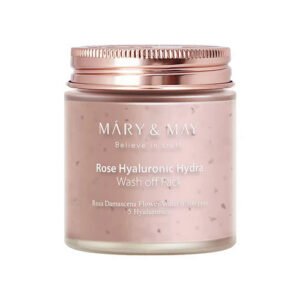 Rose Hyaluronic Hydra Wash Off Pack - Vegan Clay Mask - Mary&May
